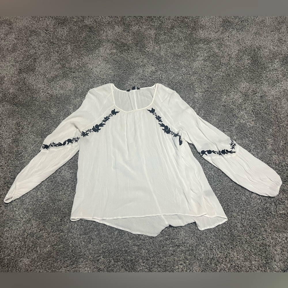 SIMPLY VERA - VERA WANG LONG SLEEVE BLOUSE